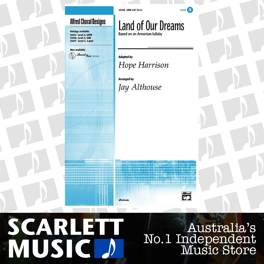 Land Of Our Dreams SAB Piano — view 2