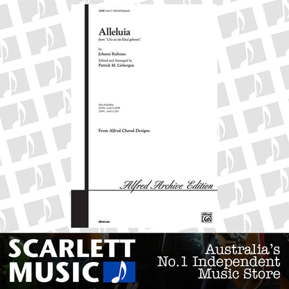 Alleluia SAB from Uns ist ein Kind Arranged by Liebergen — view 2