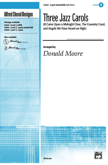 Three Jazz Carols 3 Part Mixed/SAB Choral Sheet Music