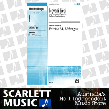 Giovani Lieti SAB Arr Liebergen — view 2