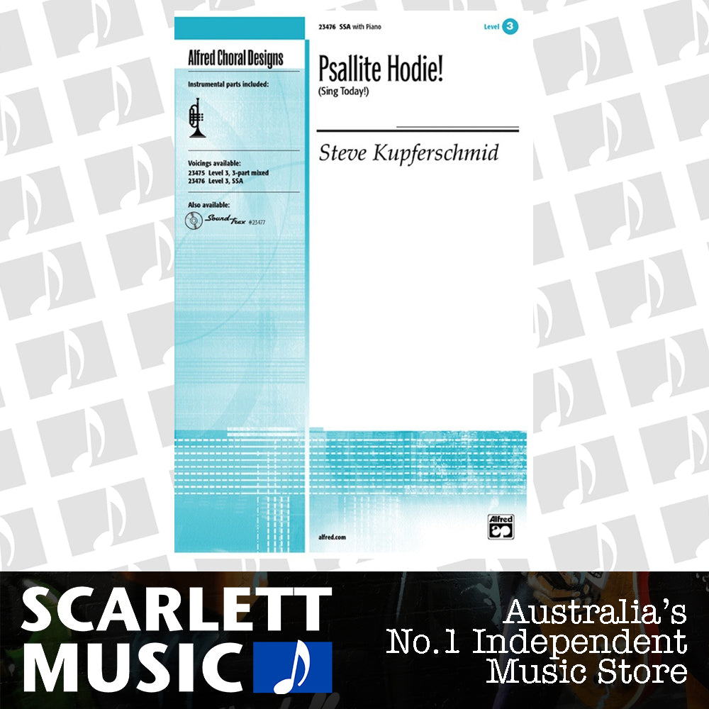 PSallite Hodie SSA W/Opt Trumpets — view 2