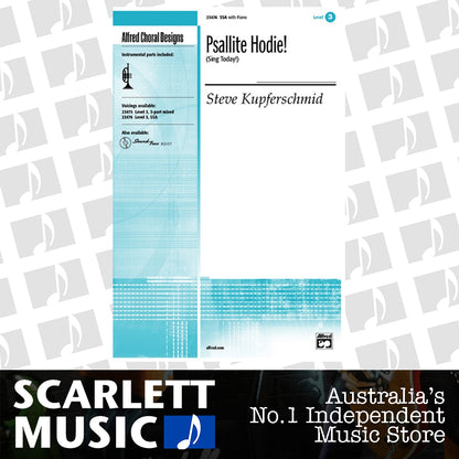 PSallite Hodie SSA W/Opt Trumpets — view 2