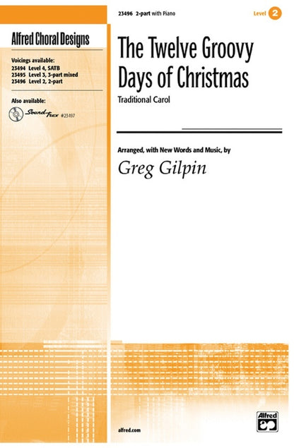 12 Groovy Days Of Christmas 2 Part Arr Gilpin