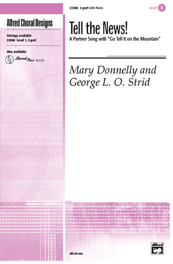 Tell the News 2 Pt Choral Sheet Music