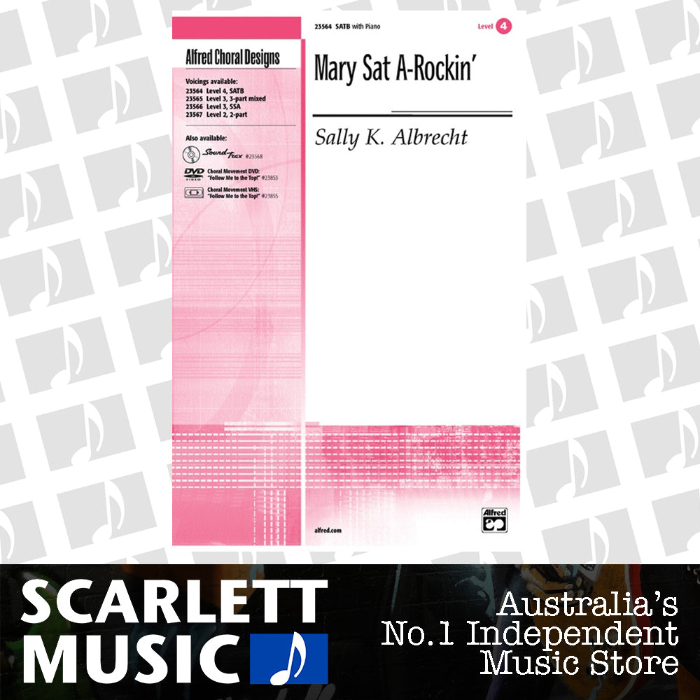 Mary Sat A Rockin SATB — view 2