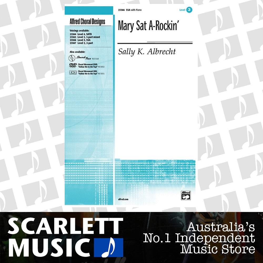 Mary Sat A Rockin SSA — view 2