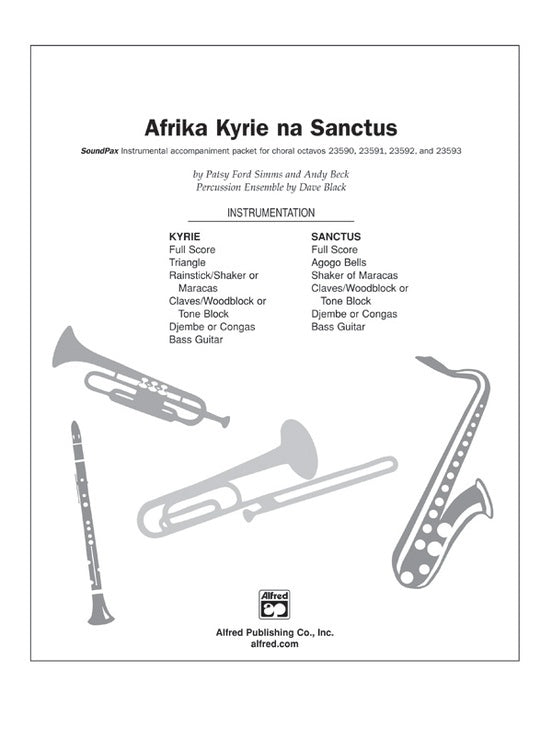 Afrika Kyrie Na Sanctus SPX Choral Sheet Music