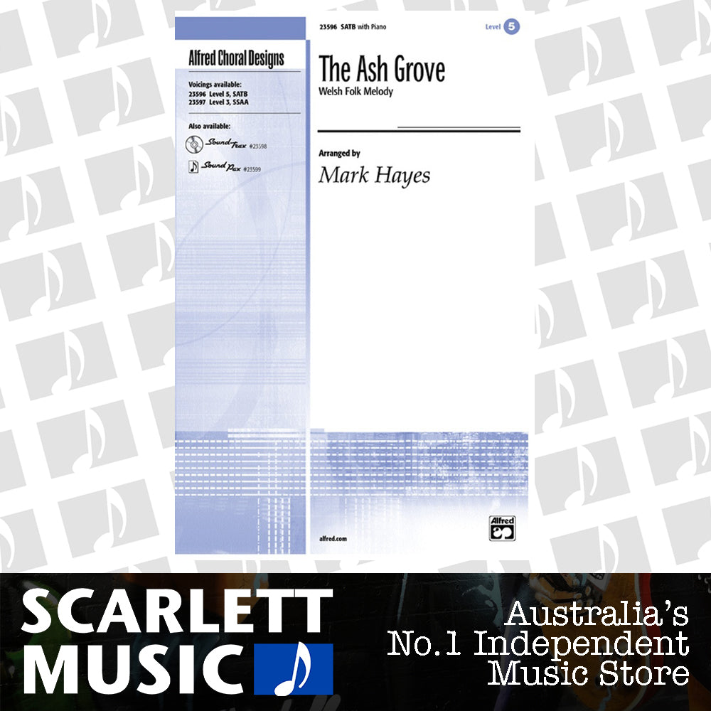 Ash Grove SATB Choral Sheet Music — view 2
