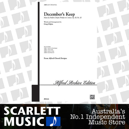 Decembers Keep SATB — view 2
