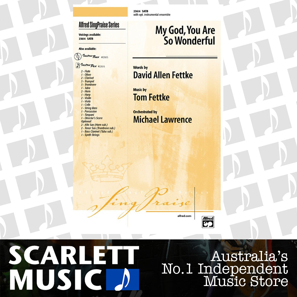 My God You Are So Wonderful SATB — view 2