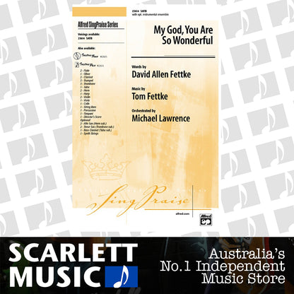 My God You Are So Wonderful SATB — view 2