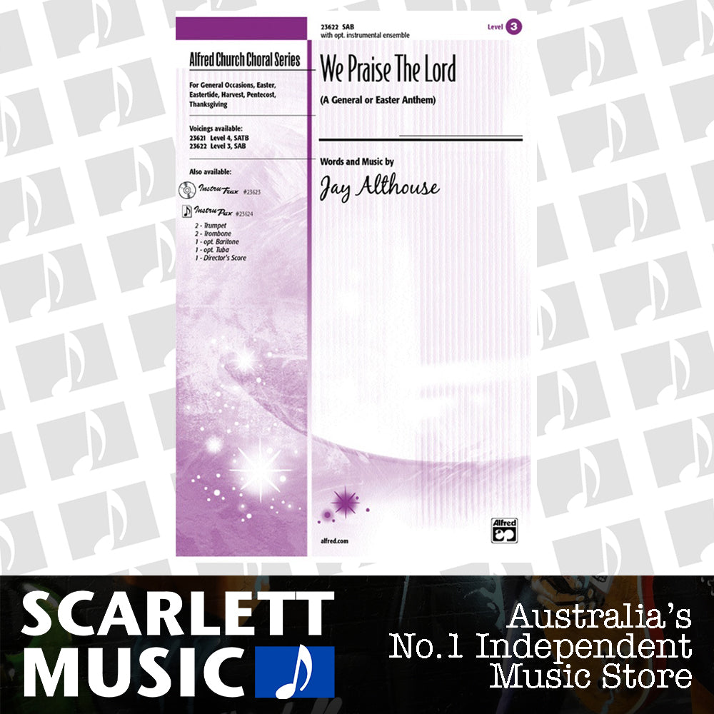 We Praise the Lord SAB Choral Sheet Music — view 2