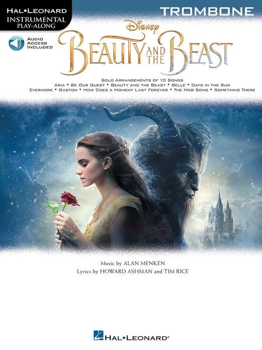 Beauty and the Beast for Trombone — Book/Online Audio (Hal Leonard) — Instrumental Play-Along