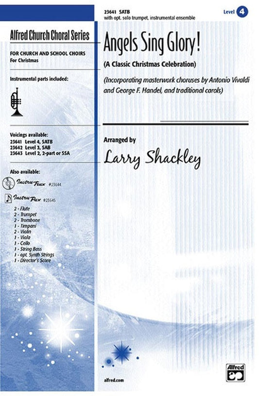 Angels Sing Glory SATB Choral Sheet Music