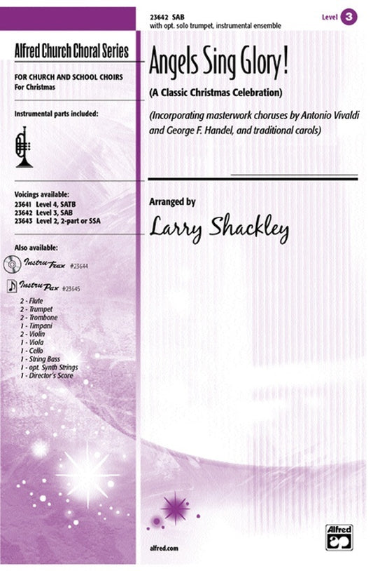 Angels Sing Glory SAB Choral Sheet Music