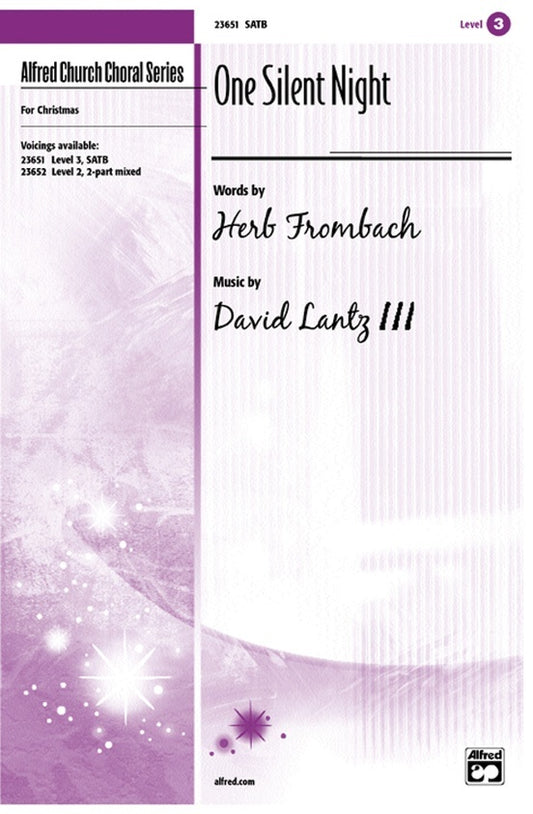 One Silent Night SATB