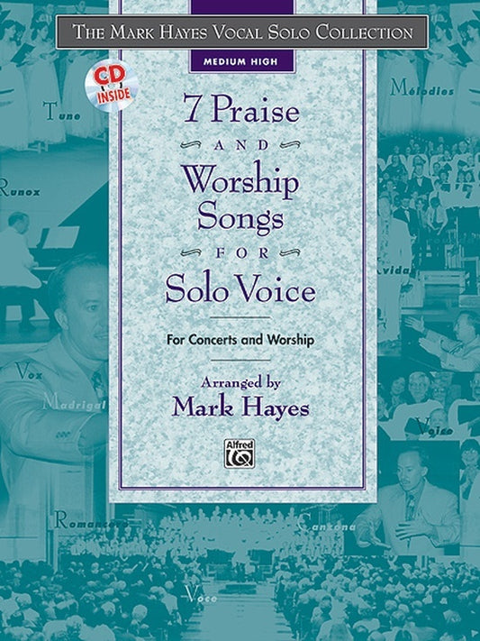 Praise & Worship Songs 7 Solo Voice Book/CD Med/High