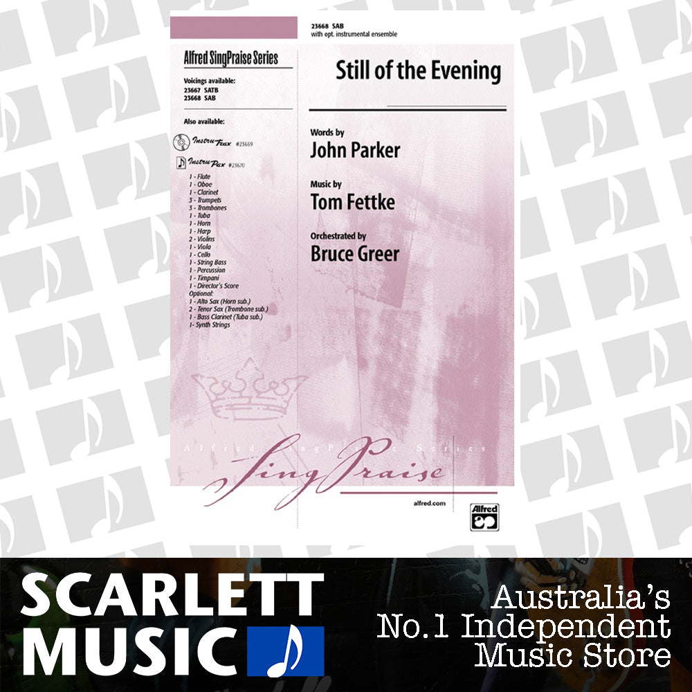 Still of the Evening SAB Choral Sheet Music — view 2
