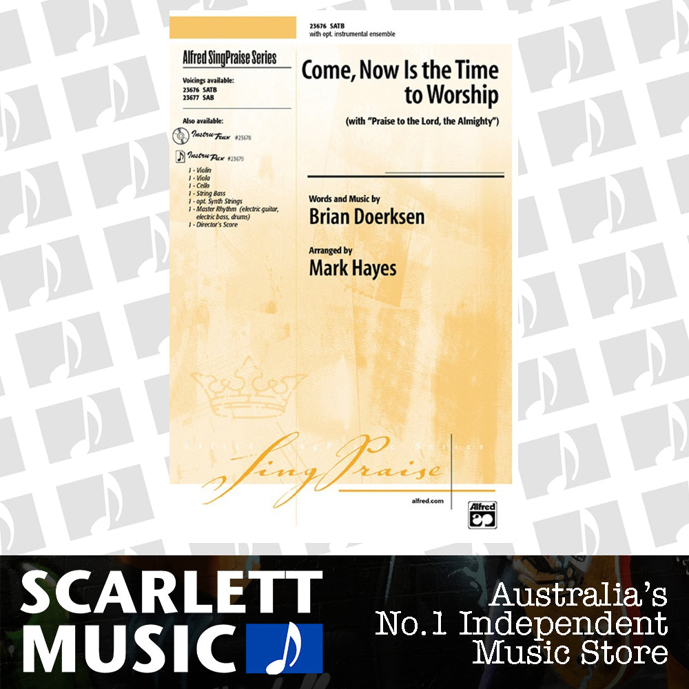 Come Now Time To Worship SATB — view 2