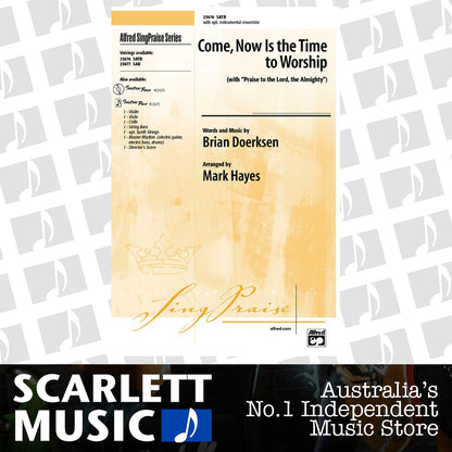 Come Now Time To Worship SATB — view 2