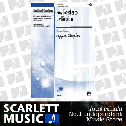 Row Together To Kingdom SATB — view 2
