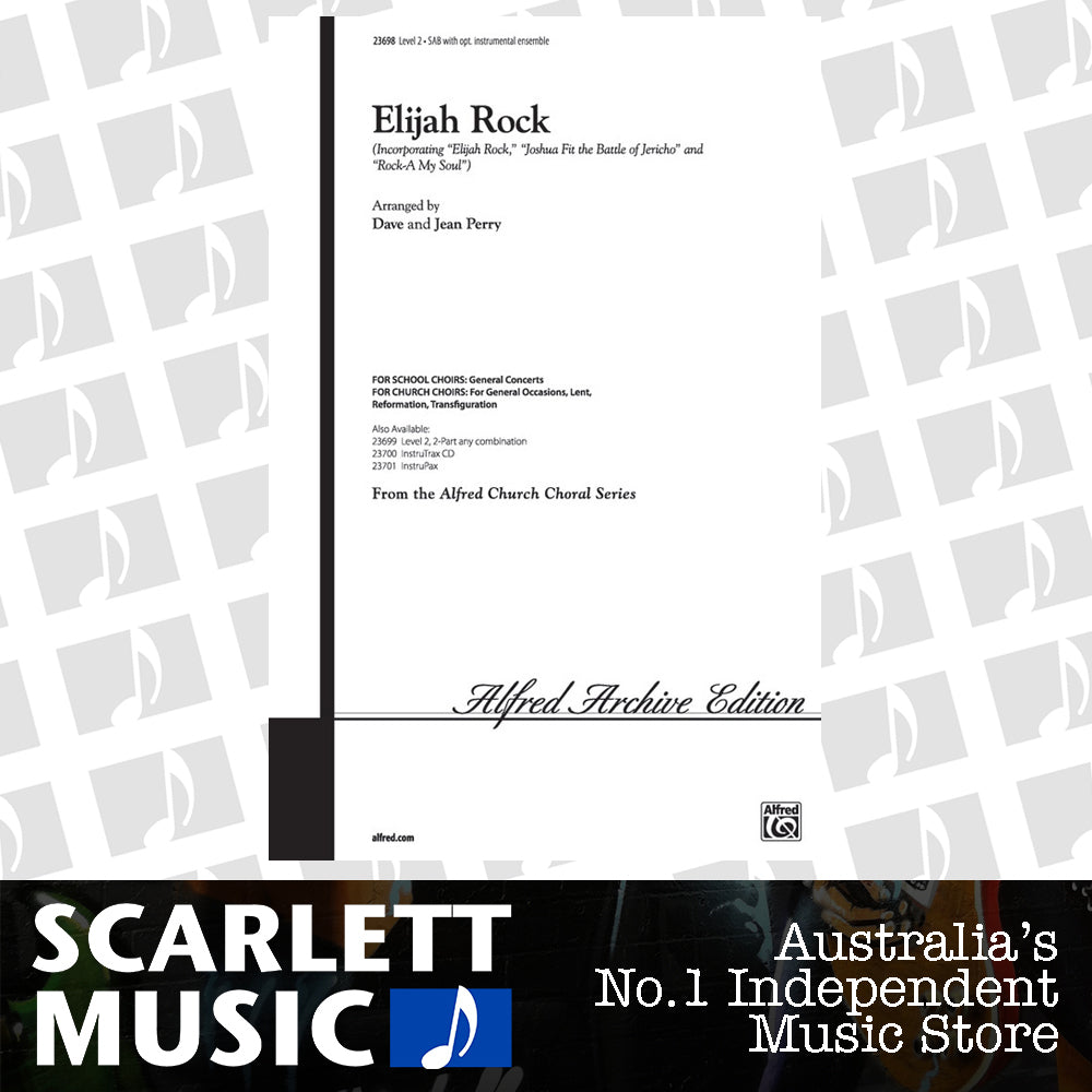 Elijah Rock SAB — view 2