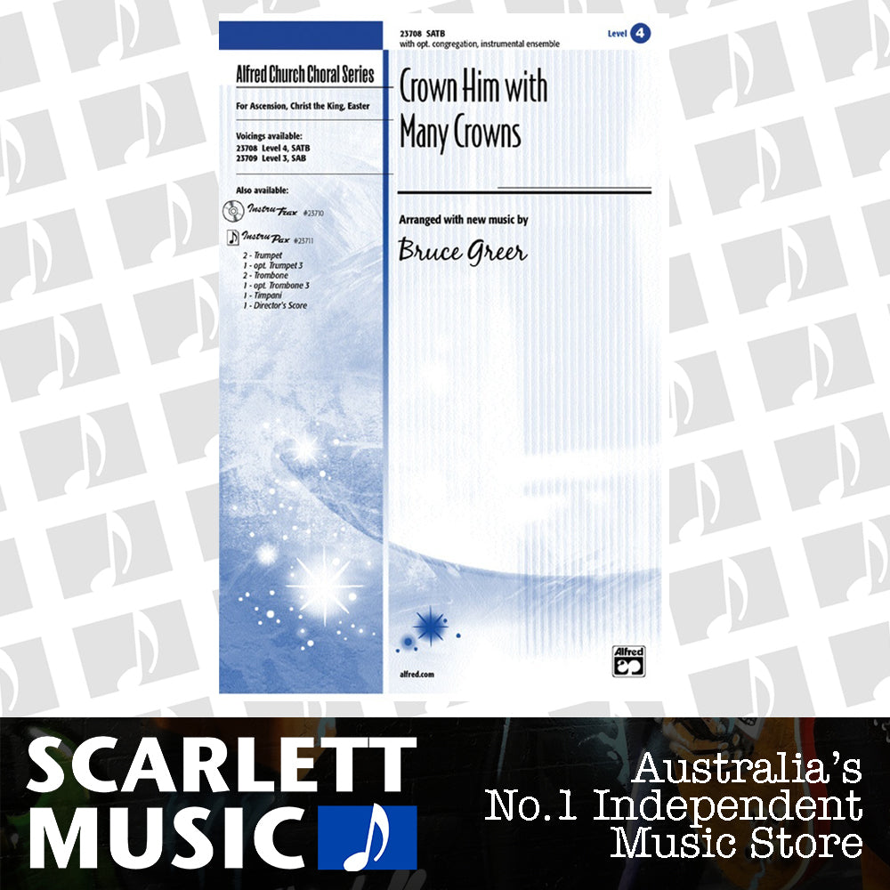 Crown Him With Many Crowns SATB — view 2