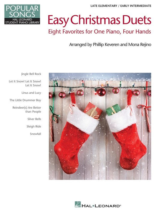 Easy Christmas Duets — Piano Duet (Hal Leonard) — HLSPL Popular Songs