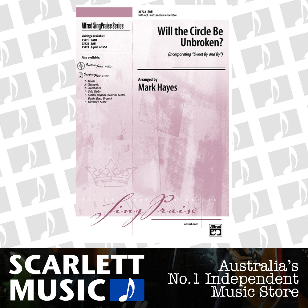 Will Circle Be Unbroken SAB Choral Sheet Music — view 2