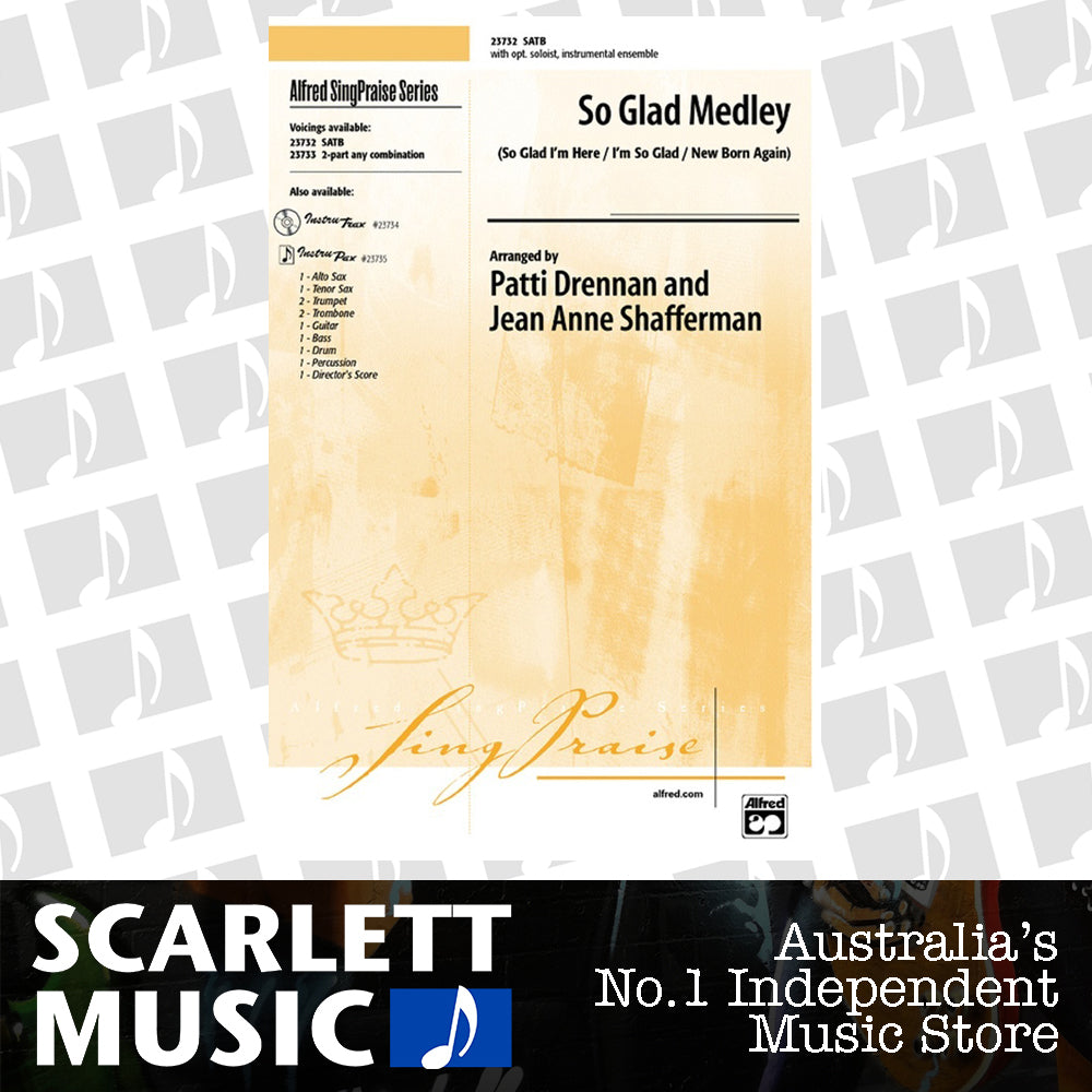 So Glad Medley SATB Choral Sheet Music — view 2