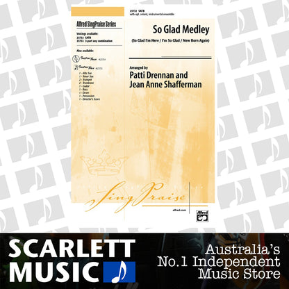 So Glad Medley SATB Choral Sheet Music — view 2