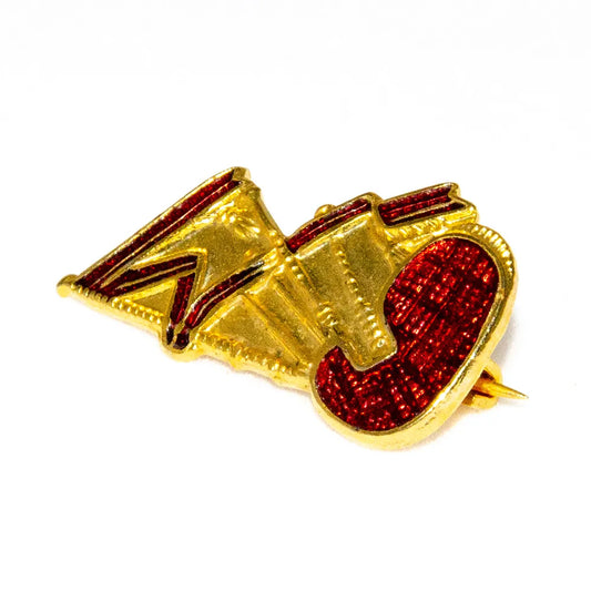 Coloured Enamel Bagpipe Brooch 25-30mm