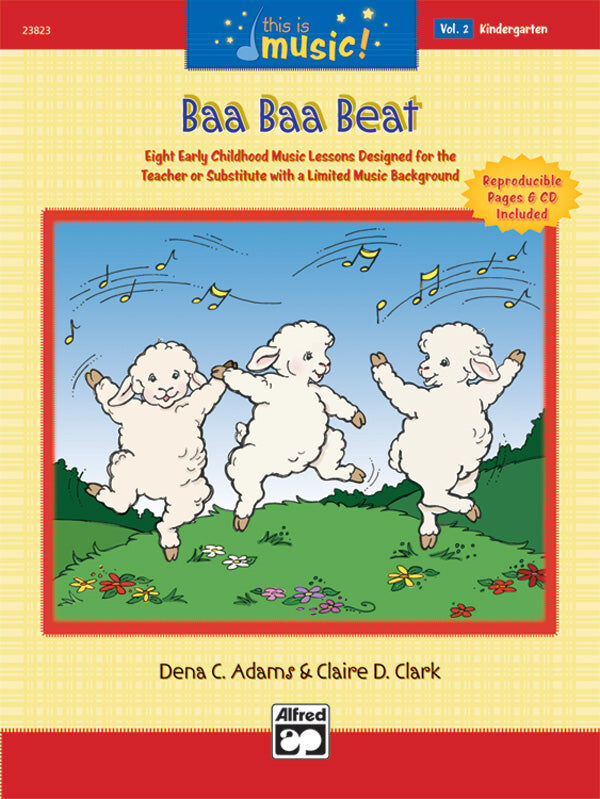This is Music Vol 2 Baa Baa Beat Book and CD for Clarinet