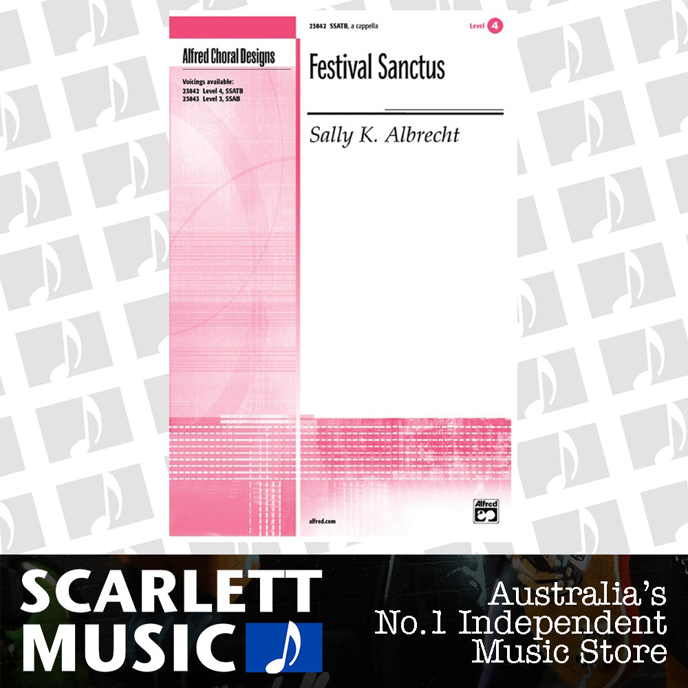 Festival Sanctus SSATB A Cappella — view 2
