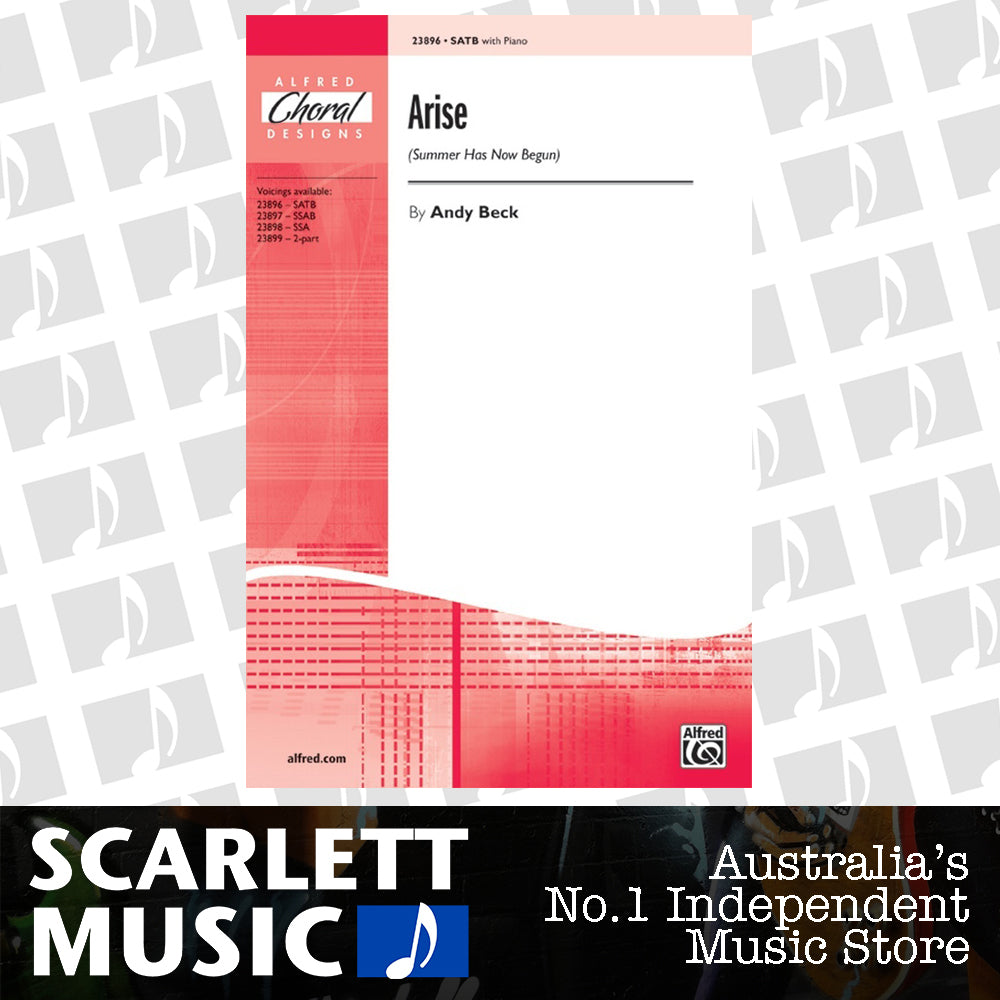 Arise Summer Has Now Begun SATB/Piano Choral Sheet Music — view 2