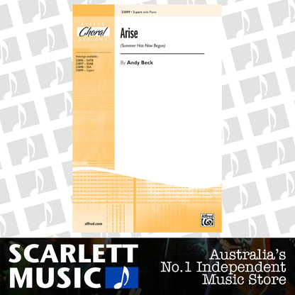 Arise Summer Has Now Begun 2 Pt/Pno Choral Sheet Music — view 2