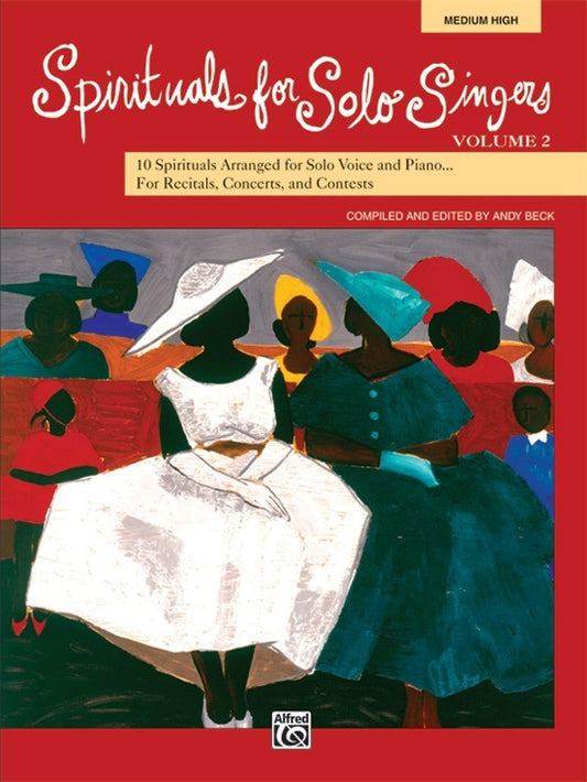 Spirituals for Solo Singers 2 Medium/High Vocal Sheet Music CD