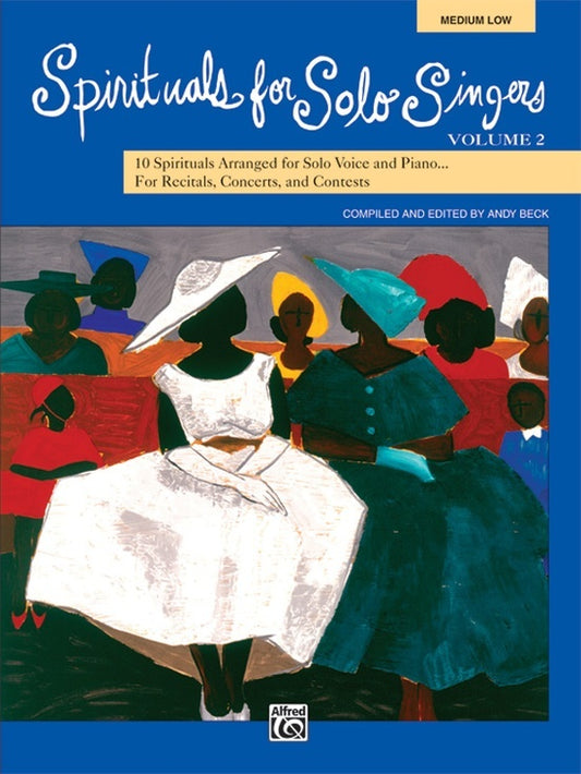 Spirituals for Solo Singers 2 Medium/Low Vocal Sheet Music CD