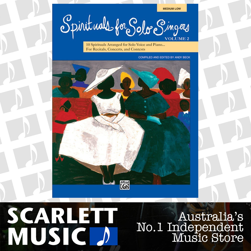 Spirituals for Solo Singers 2 Medium/Low Vocal Sheet Music CD — view 2