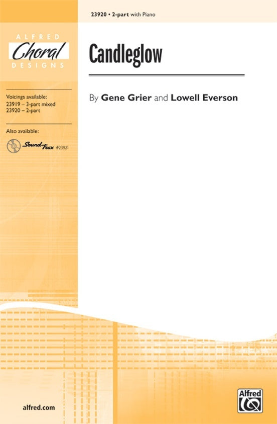 Candleglow Choral Sheet Music for 2 Part and Piano