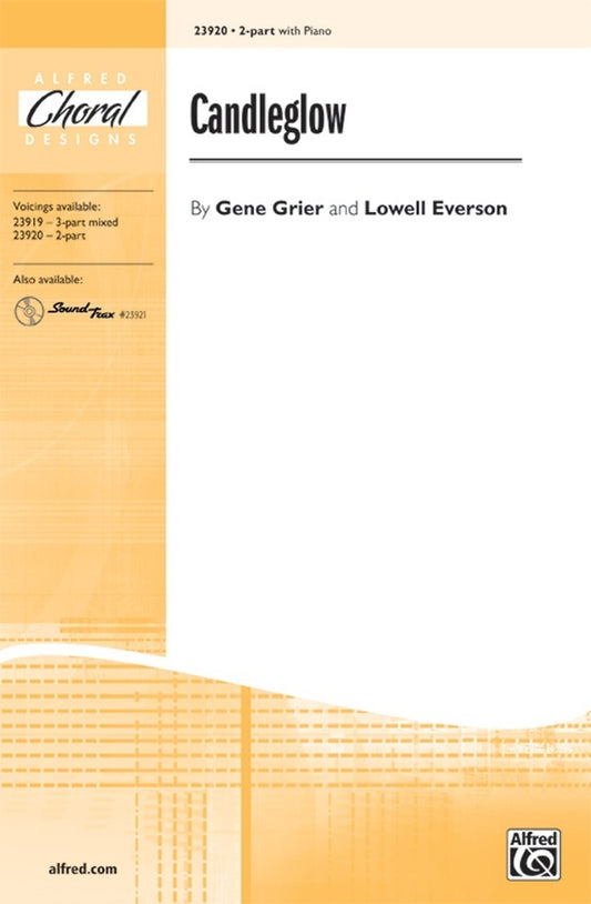 Candleglow Choral Sheet Music for 2 Part and Piano