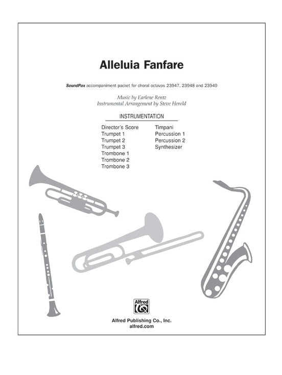 Alleluia Fanfare Soundpax Choral Sheet Music