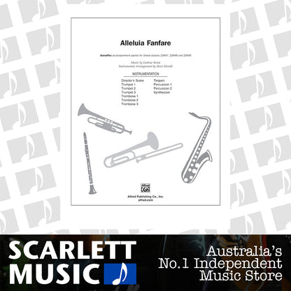 Alleluia Fanfare Soundpax Choral Sheet Music — view 2