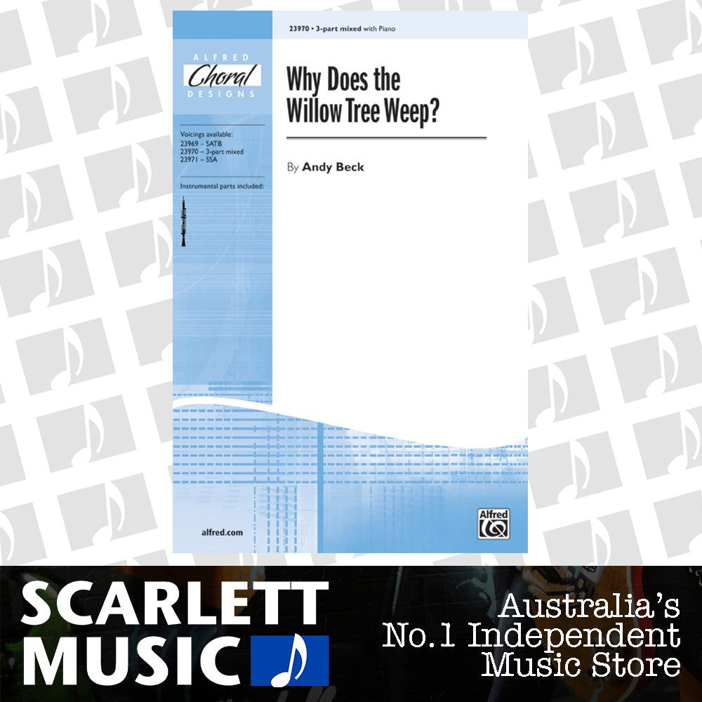 Why Does the Willow Tree Weep 3 Part Piano Choral Sheet Music — view 2