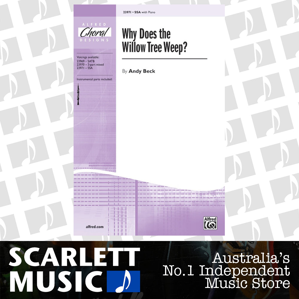 Why Does the Willow Tree Weep SSA/Piano Choral Sheet Music — view 2
