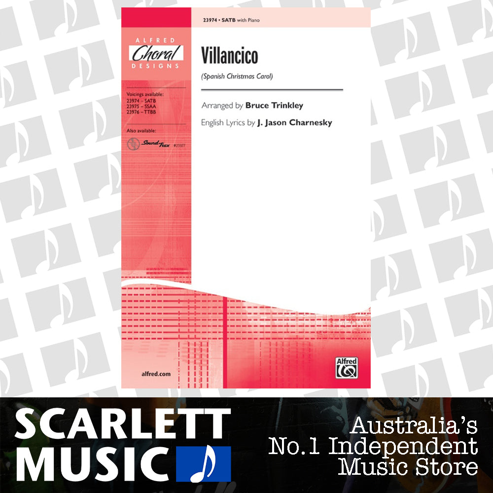 Villancico SATB Piano Arrangement by Trinkley — view 2