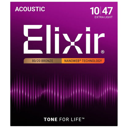 Elixir 16545 Acoustic Phosphor Bronze Light Guitar Strings 3 Pack 12-53 — view 5