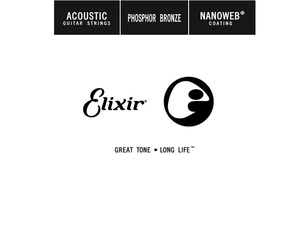 Elixir : #14153: Phos Bronze .053 Acoustic Single String