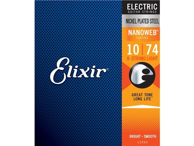Elixir : #12062: Elec Nanoweb 8 String Lite 10-74