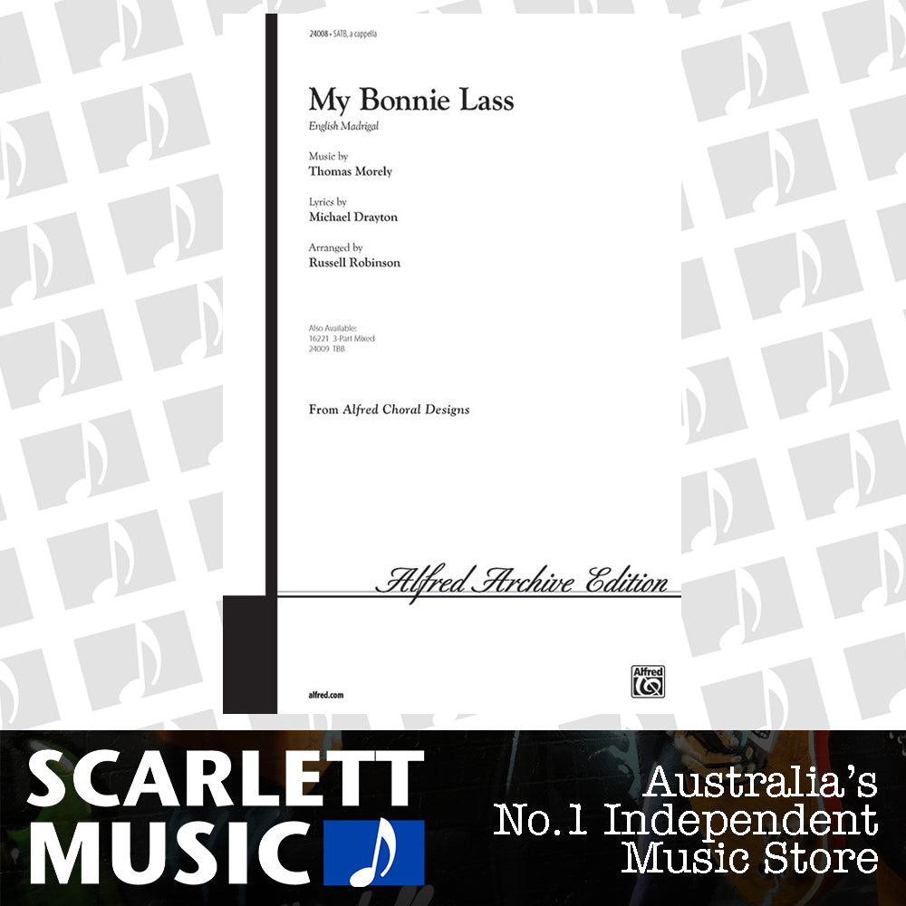 My Bonnie Lass SATB/A Capella Arr Robinson — view 2